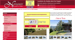 Desktop Screenshot of locations-chalets-vosges.com