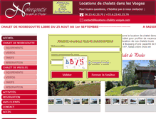 Tablet Screenshot of locations-chalets-vosges.com